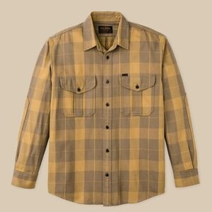 Filson Men's Vintage Wash Alaskan Guide Shirt Large Like New
